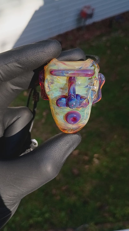 Handcrafted Glass Tiki Pendant | Island Vibes Jewelry | Beach & Ocean Dream Necklace | Cult of Tiki