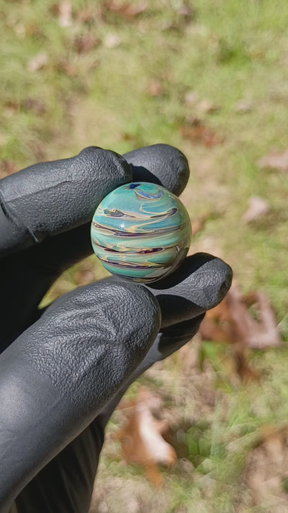 Matching Solid Color Marble Set | 25mm Glass Marbles | Handblown Borosilicate Glass | Collectible Functional Glass