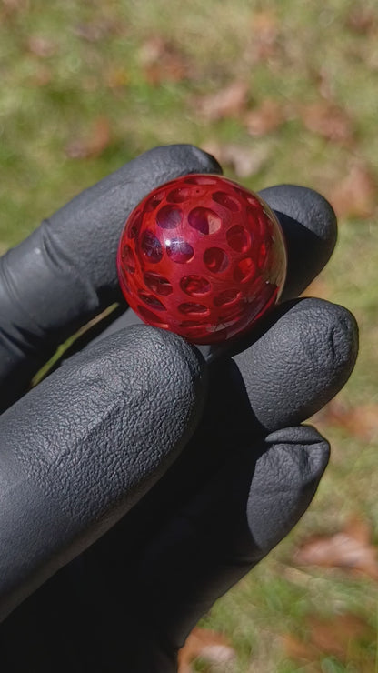 Lotus Pod Glass Marble Set | 25mm Glass Marbles | Handblown Borosilicate Glass | Collectible Functional