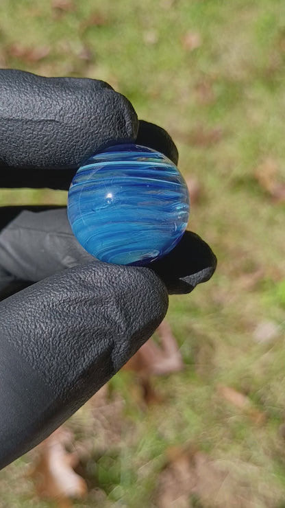 Matching Solid Color Marble Set | 25mm Glass Marbles | Handblown Borosilicate Glass | Collectible Functional Glass