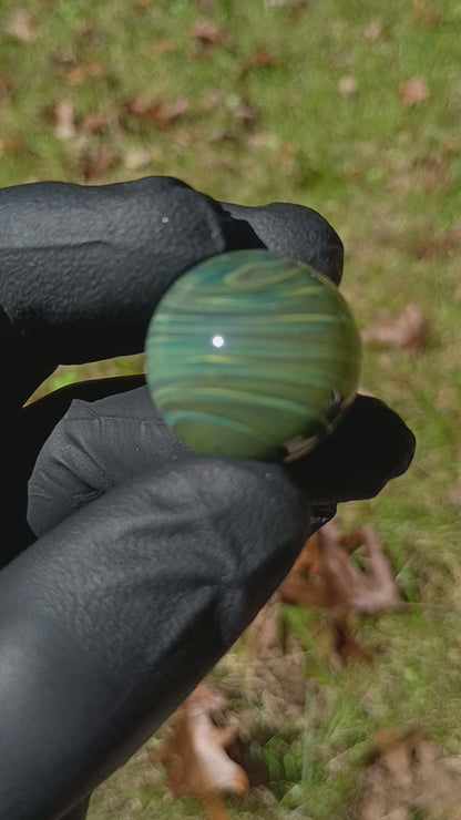 Matching Solid Color Marble Set | 25mm Glass Marbles | Handblown Borosilicate Glass | Collectible Functional Glass